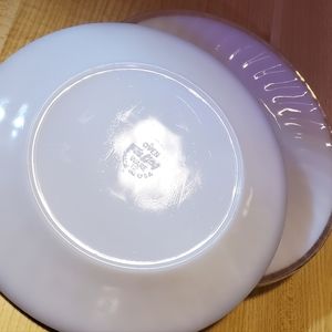 Vintage Fire King dinner plates, set of 2
